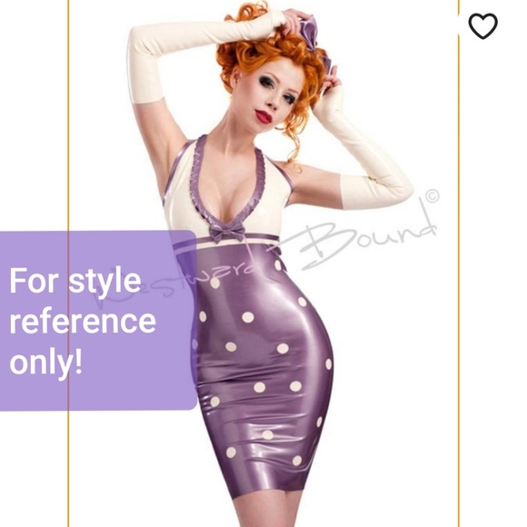 Latex Westward Bound Rubber PolkaDot Dress - Picture 6 of 6